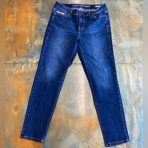 Women’s Calvin Klein Ankle Skinny Dark Jeans